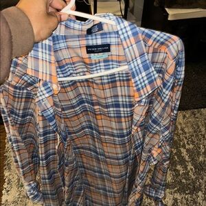 Peter Millar Men's Vibrant Plaid Button-Down Shirt